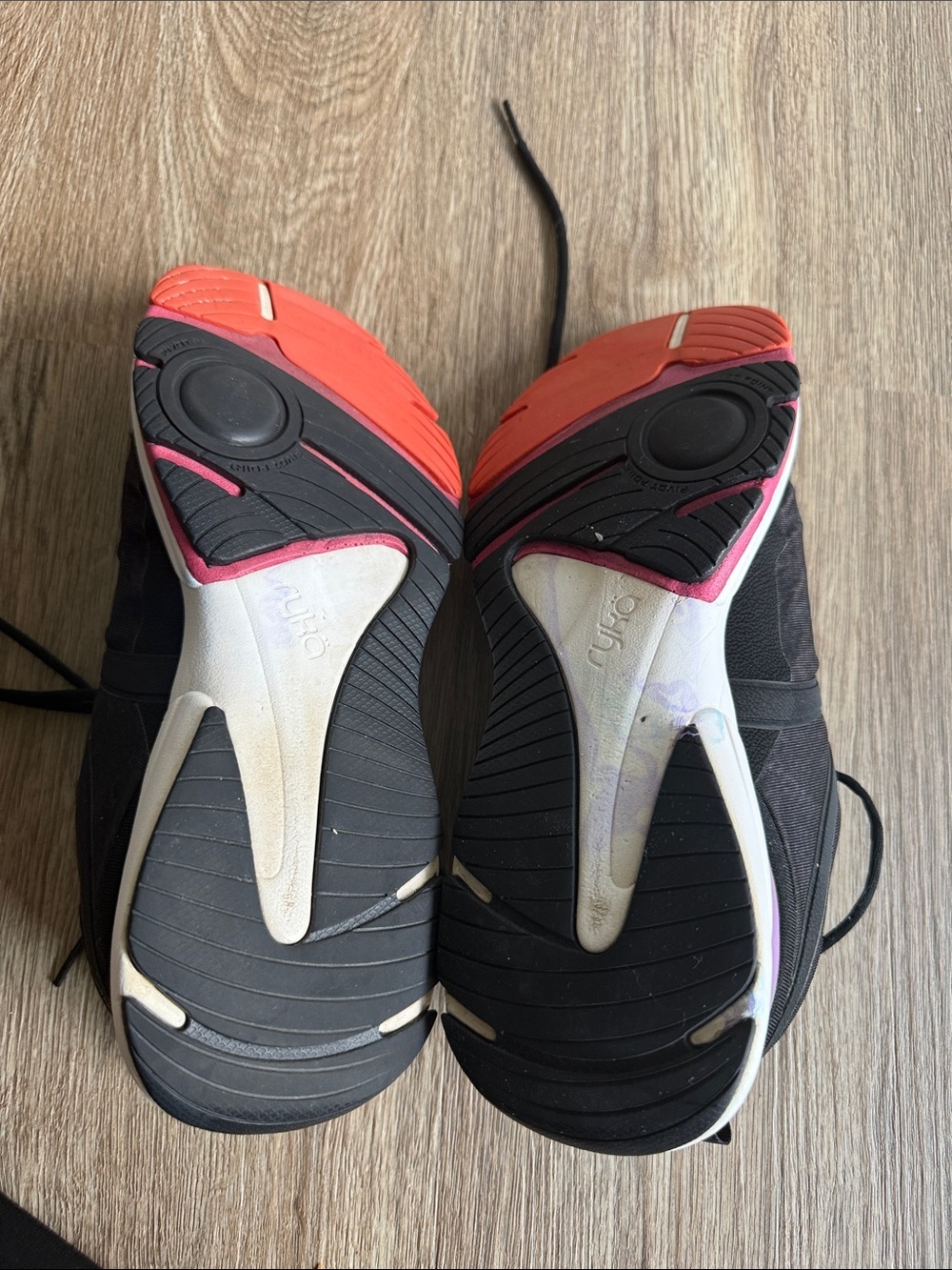 Ryka Women's Black and Purple Low-Top Athletic Sneakers - Picture 9 of 10